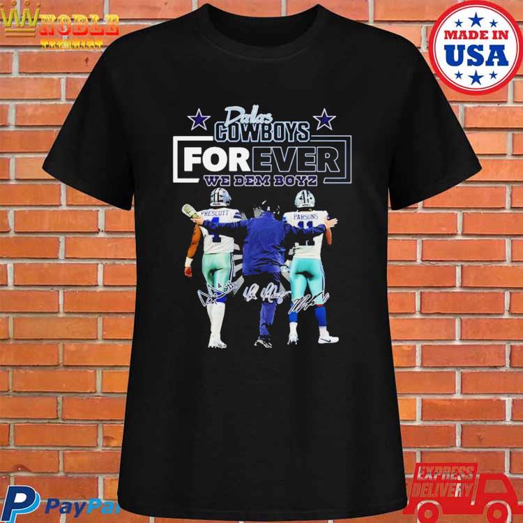 Official dallas Cowboys Forever We Dem Boyz Dak Prescott And Micah Parsons  Signatures T-Shirt, hoodie, tank top, sweater and long sleeve t-shirt