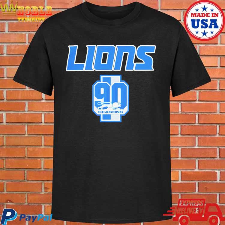 Detroit Lions Celebrate 90th Season Shirt - High-Quality Printed Brand