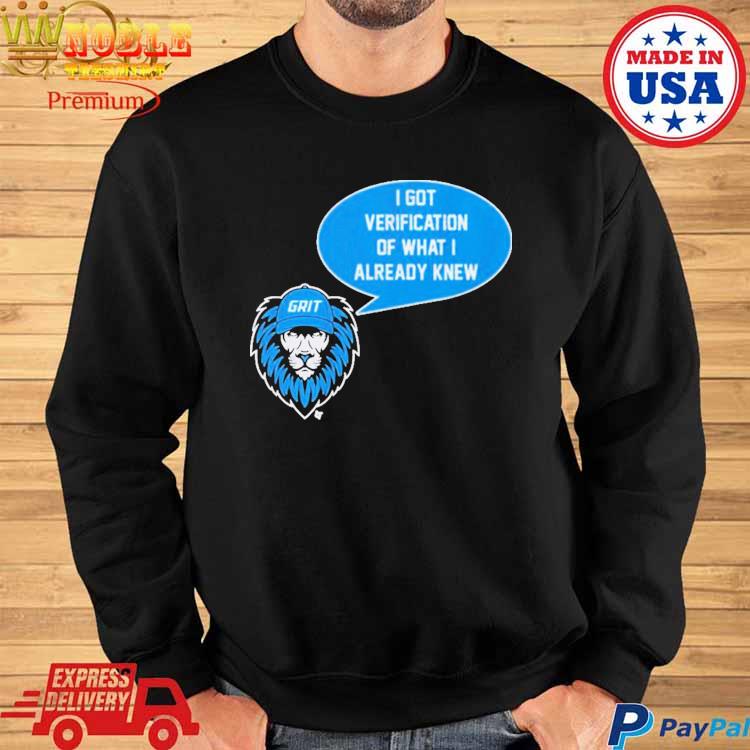 Official detroit Lions All Grit T-Shirts, hoodie, tank top, sweater and  long sleeve t-shirt