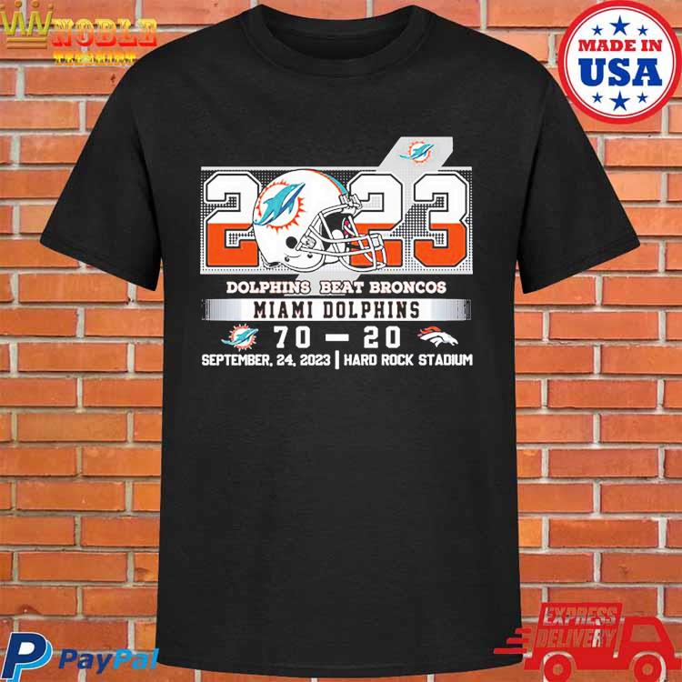 Dolphins Beat Broncos Miami Dolphins 70-20 2023 shirt, hoodie, sweater,  long sleeve and tank top