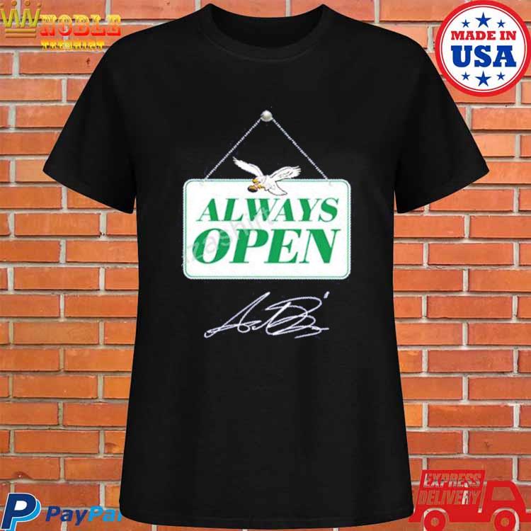 A.J. Brown Philadelphia Eagles Mr. always open signature shirt