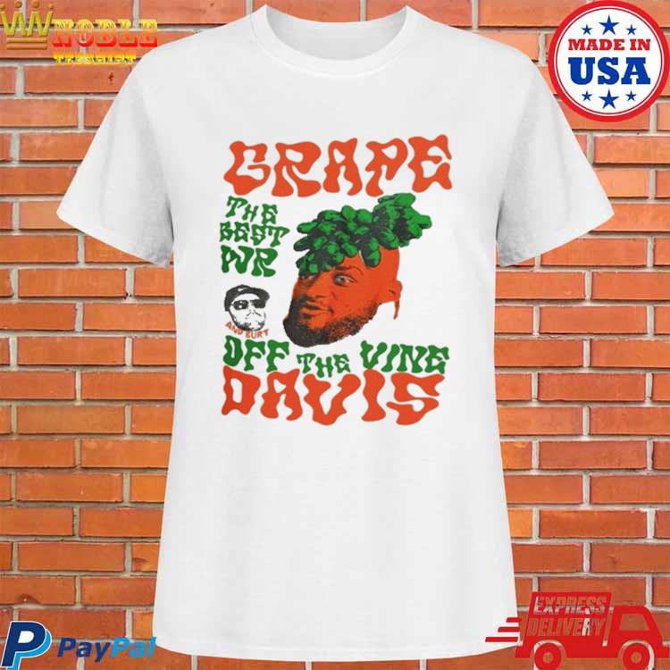 Wr Gabe Davis Grape Davis The Best Wr And Burt Off The Vine Premium SS T- Shirt - Teerockin