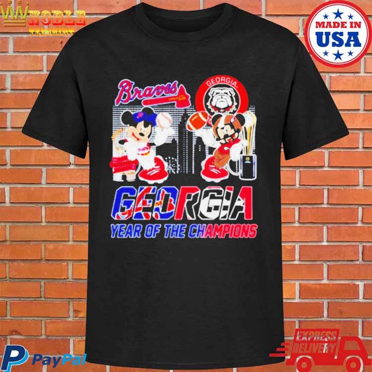 Mickey Mouse Georgia Bulldogs Atlanta Braves Georgia Year Of The