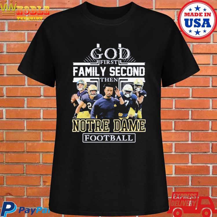 God first family second then New England Patriots football shirt