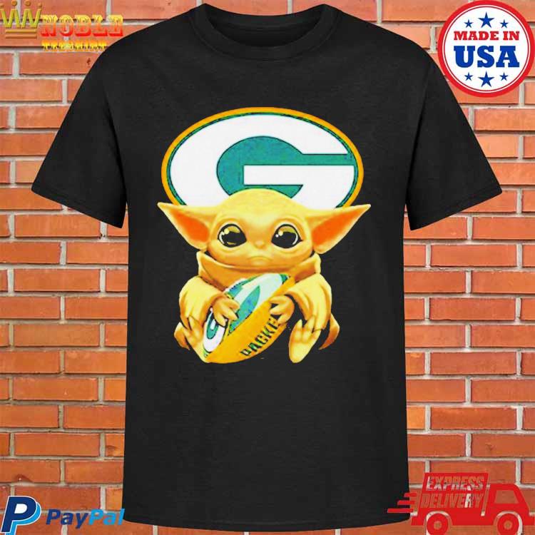 Green Bay Packers Baby Yoda Custom Name Hawaiian Shirt - Freedomdesign