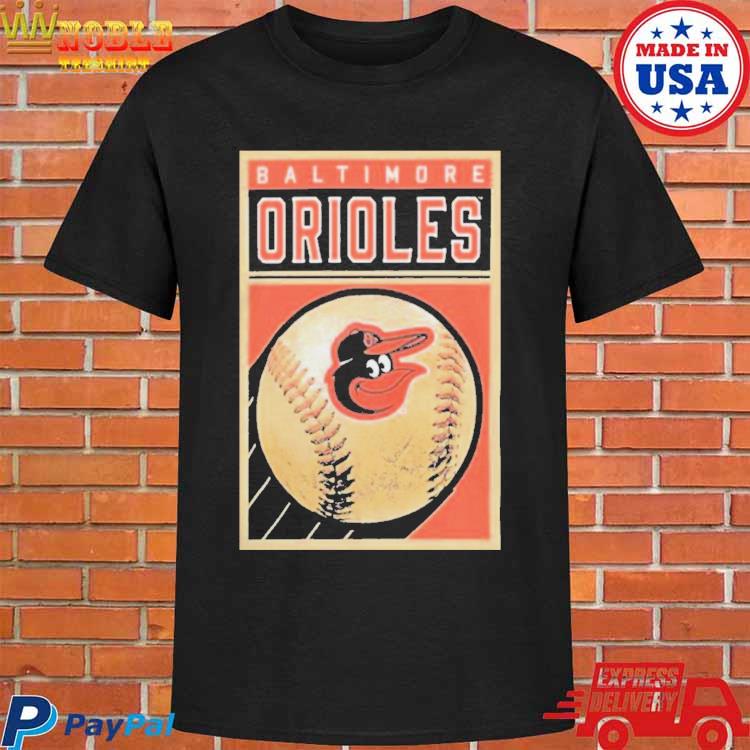 MLB Productions Youth Heathered Gray Baltimore Orioles Team Baseball Card T-Shirt Size: Extra Large