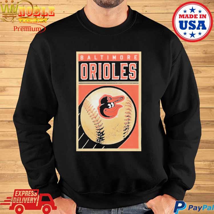 Official heathered Gray Baltimore Orioles Team Baseball Card T Shirt -  Limotees