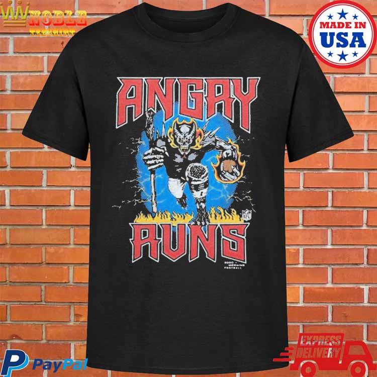 Angry Runs 2023 Tour T-Shirt from Homage. | Officially Licensed Vintage NFL Apparel from Homage Pro Shop.