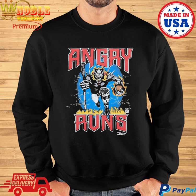 Angry Runs 2023 Tour T-Shirt from Homage. | Officially Licensed Vintage NFL Apparel from Homage Pro Shop.