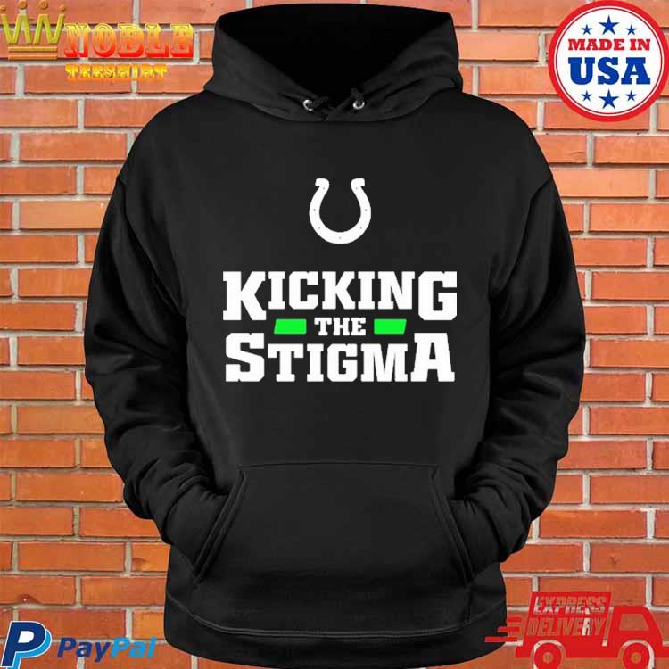 Men's '47 Black Indianapolis Colts Kicking the Stigma T-Shirt, hoodie,  sweater, long sleeve and tank top