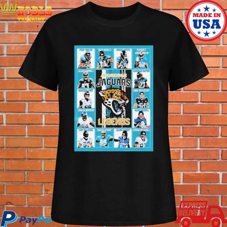 Official Jacksonville jaguars legends players 2023 signatures T