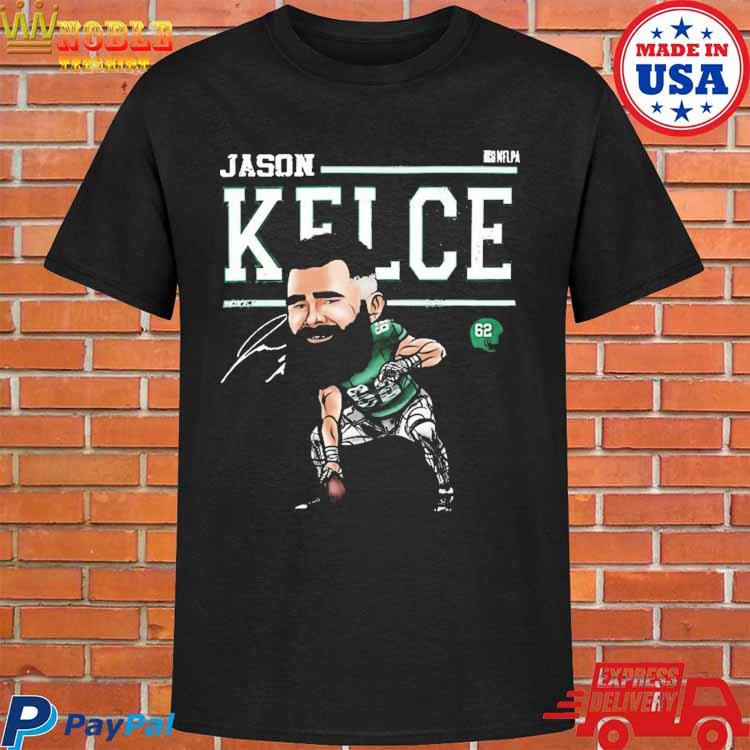 Jason Kelce Philadelphia Cartoon Shirt - High-Quality Printed Brand