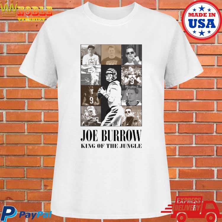 Official Joe burrow king of the jungle T-shirt, hoodie, tank top, sweater  and long sleeve t-shirt