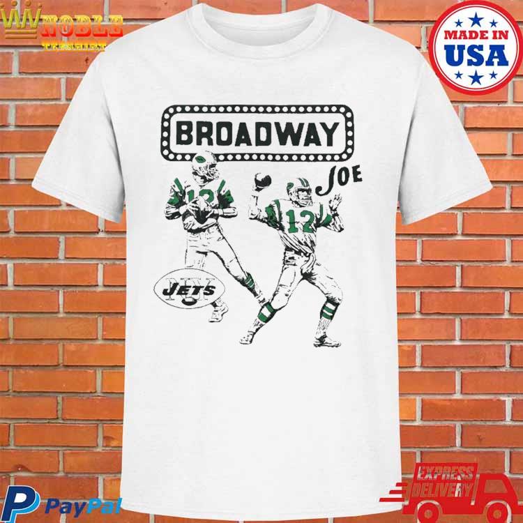 joe namath jets t shirt