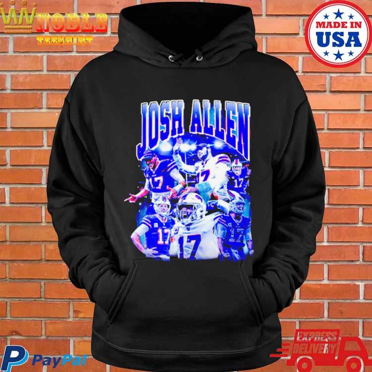 Official Josh allen Buffalo Bills vintage retro T-shirt, hoodie, tank top,  sweater and long sleeve t-shirt