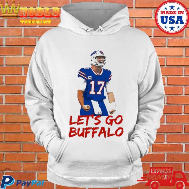 Let's Go Buffalo Red Crewneck Sweatshirt Buffalo Bills 