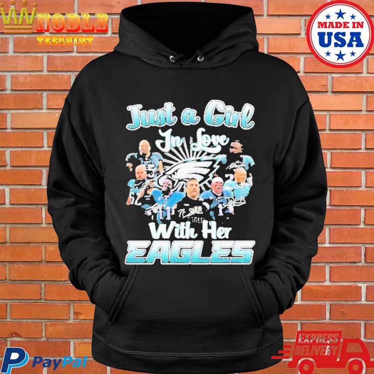 Just A Women Who Loves Her Philadelphia Eagles shirt, hoodie