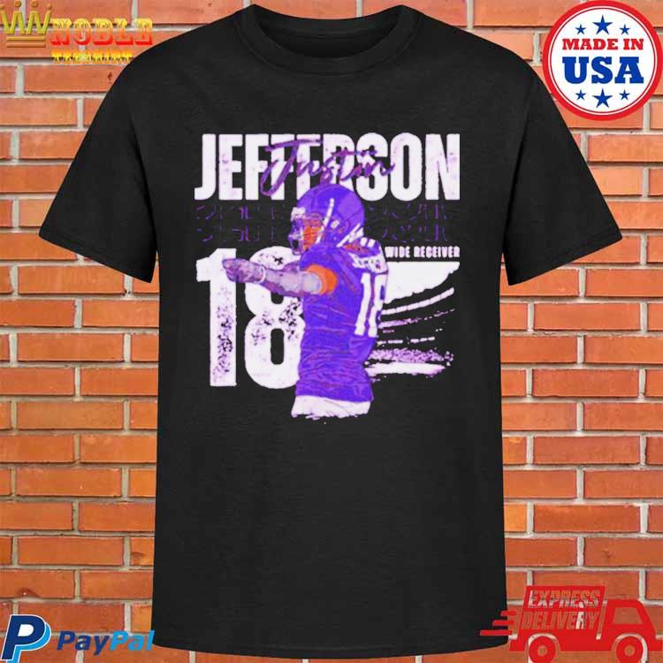 Official Justin jefferson Minnesota player Football T-shirt, hoodie, tank  top, sweater and long sleeve t-shirt