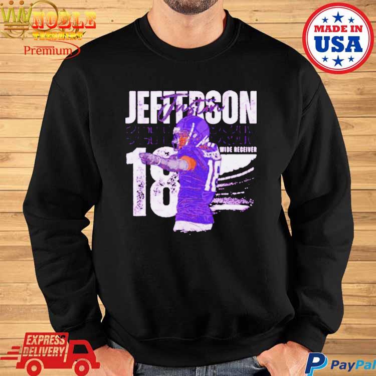 Justin Jefferson Shirt Minnesota Football Graphic Tee -   in 2023