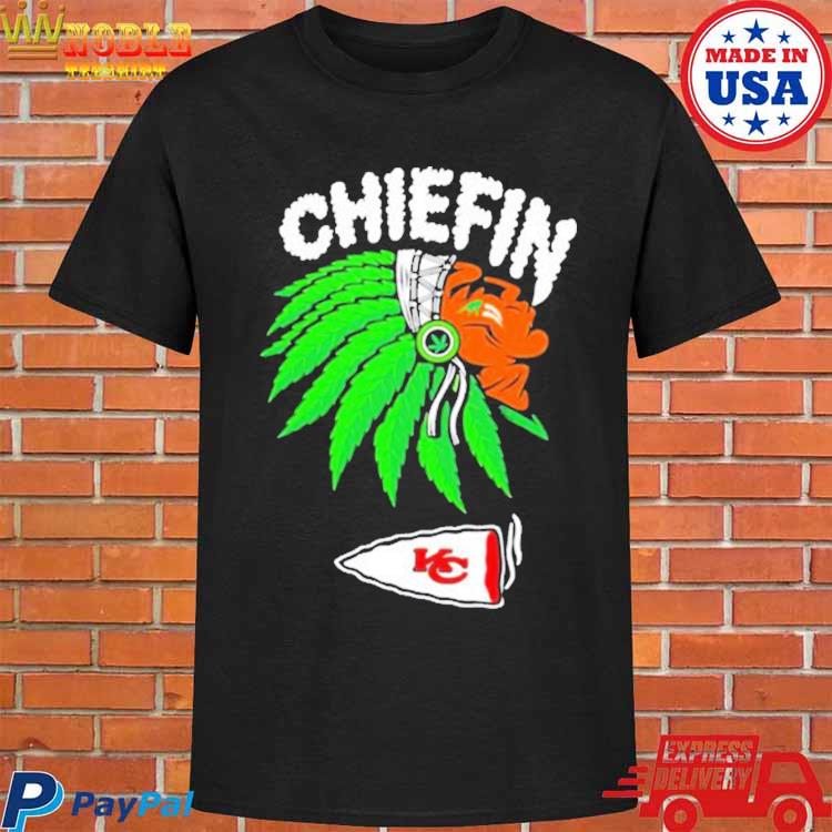 Official kansas City Chiefs Chiefin football logo draw funny shirt