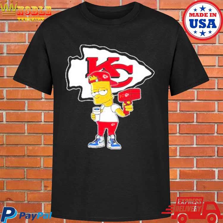 Kansas City Chiefs Women Short Sleeve T Shirt Loose Round Neck Tops US Size