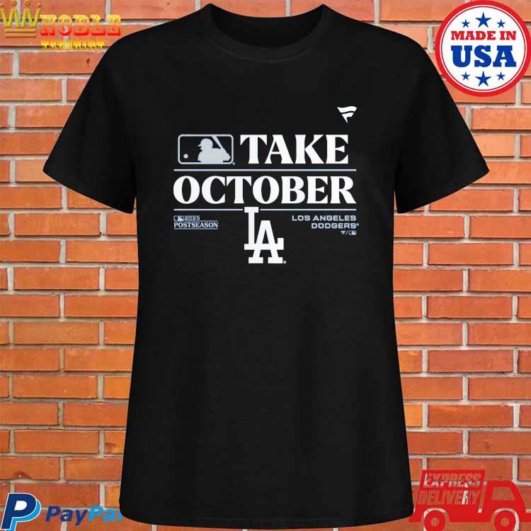 Men's Fanatics Branded Royal Los Angeles Dodgers 2023 Postseason Locker Room T-Shirt