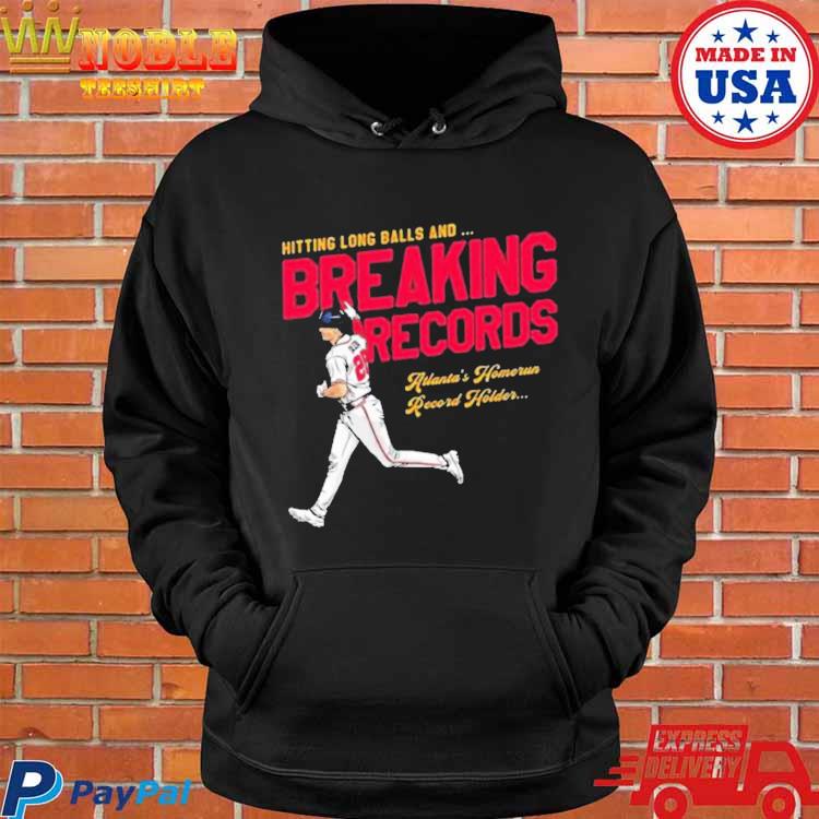 Matt olson breaking records mlbpa shirt, hoodie, sweater, long sleeve and  tank top