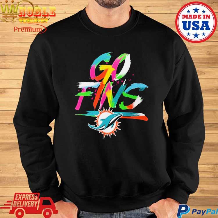 Miami Dolphins go Fins logo 2023 T-shirt, hoodie, sweater, long sleeve and  tank top