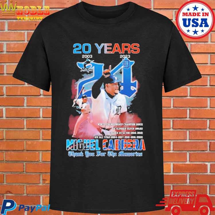 Miguel Cabrera 20 Years 2003 2023 Detroit Tigers Miami Marlins