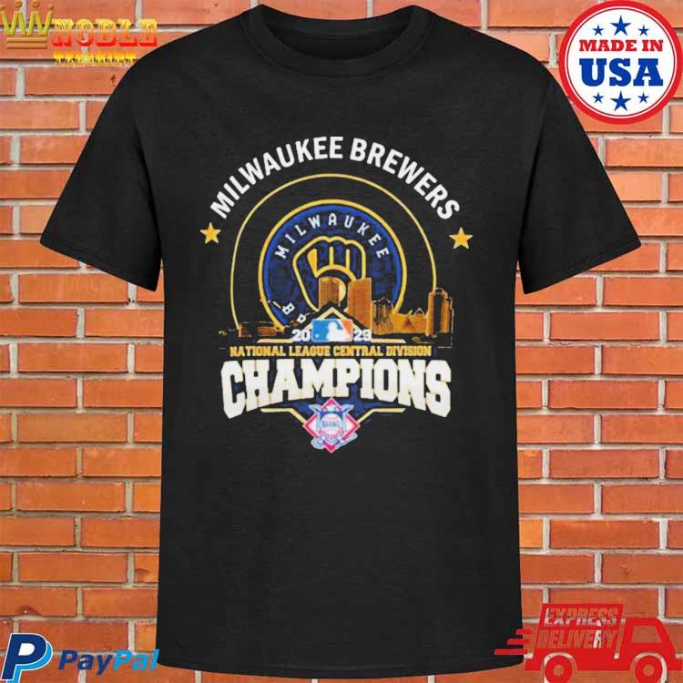 Official Milwaukee Brewers Nl Central Division Champions 2023 Logo