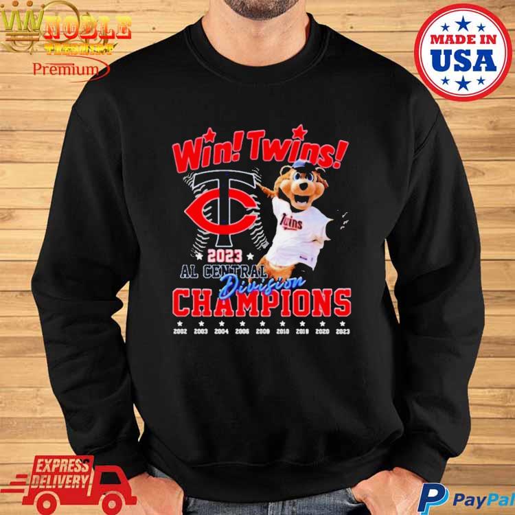 Win Minnesota Twins Al Central Division Champions shirt, hoodie, sweater,  long sleeve and tank top