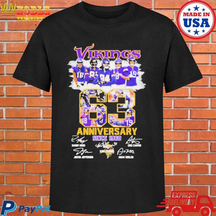 Minnesota Vikings 63 Anniversary Since 1960 Shirt