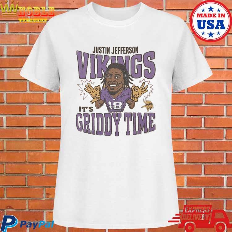 Minnesota Vikings Justin Jefferson Griddy Time Shirt, hoodie, sweater, long  sleeve and tank top