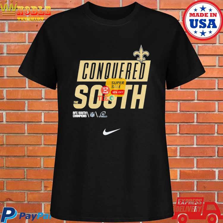 2018 Nfc South Division Champions New Orleans Saints Ladies-T-Shirt in 2023