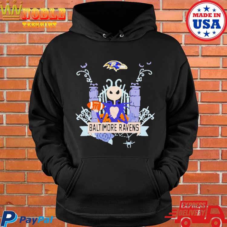 Baltimore Ravens NFL Hoodie USA Football Sweatshirt Purple Mens