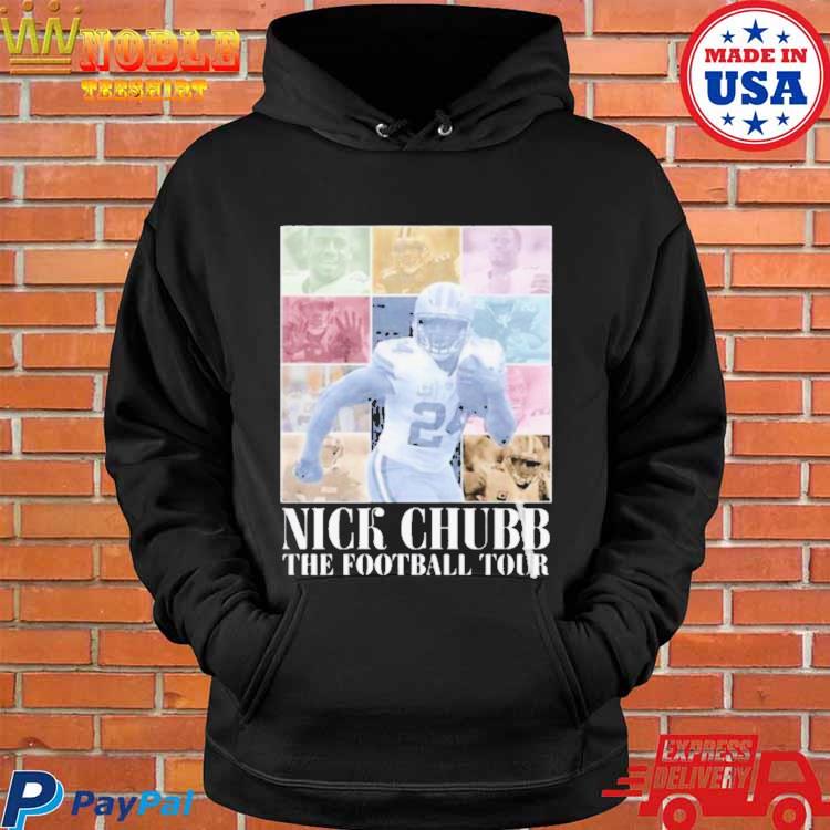 Official Nick chubb the Football tour T-shirt, hoodie, tank top, sweater  and long sleeve t-shirt