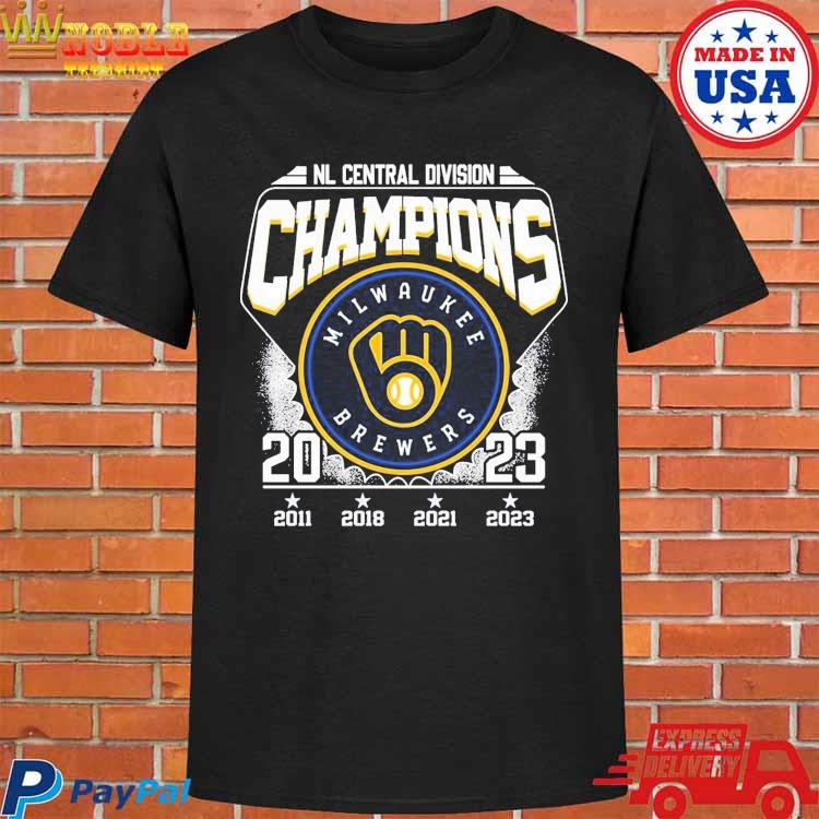2023 Nl Central Division Champions Milwaukee Brewers Shirt by