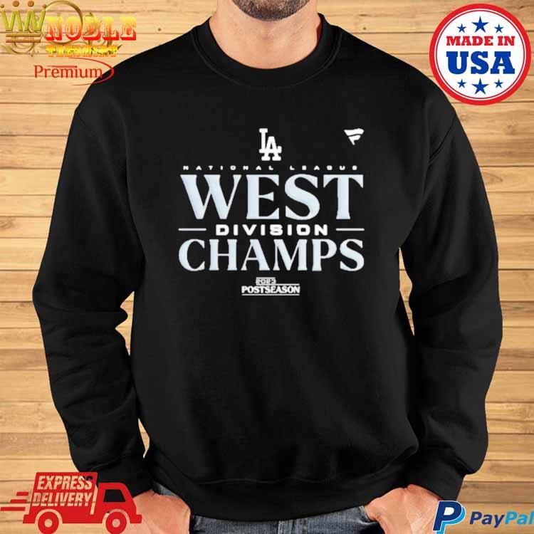 Los Angeles Dodgers 2023 nl west division champions shirt, hoodie