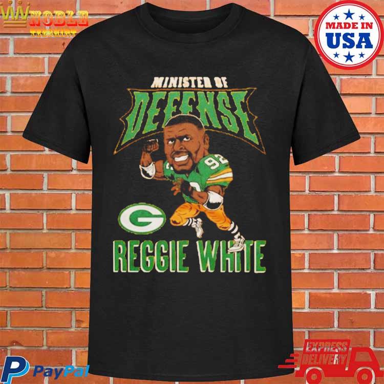 Official Packers reggie white minister of defense 2023 T-shirt, hoodie,  tank top, sweater and long sleeve t-shirt