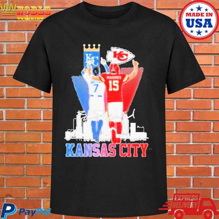 Kansas City Patrick Mahomes Bobby Witt Jr Signatures Shirt