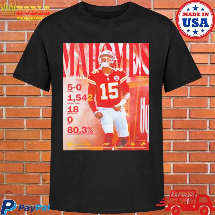 Patrick Mahomes Kansas City Chiefs T-shirt -   in 2023