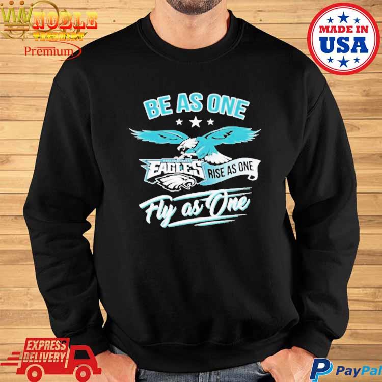 Philadelphia Eagles Fly Hebrew T-Shirt Long Sleeve / M / White