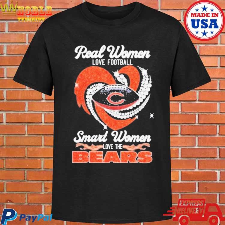 Real Women love football smart Women love the Chicago Bears team signatures  shirt, hoodie, sweater, long sleeve and tank top