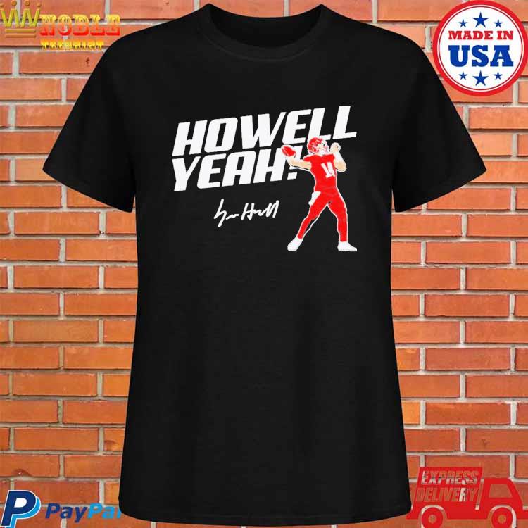 Sam Howell Washington Commander Howell yeah signature shirt