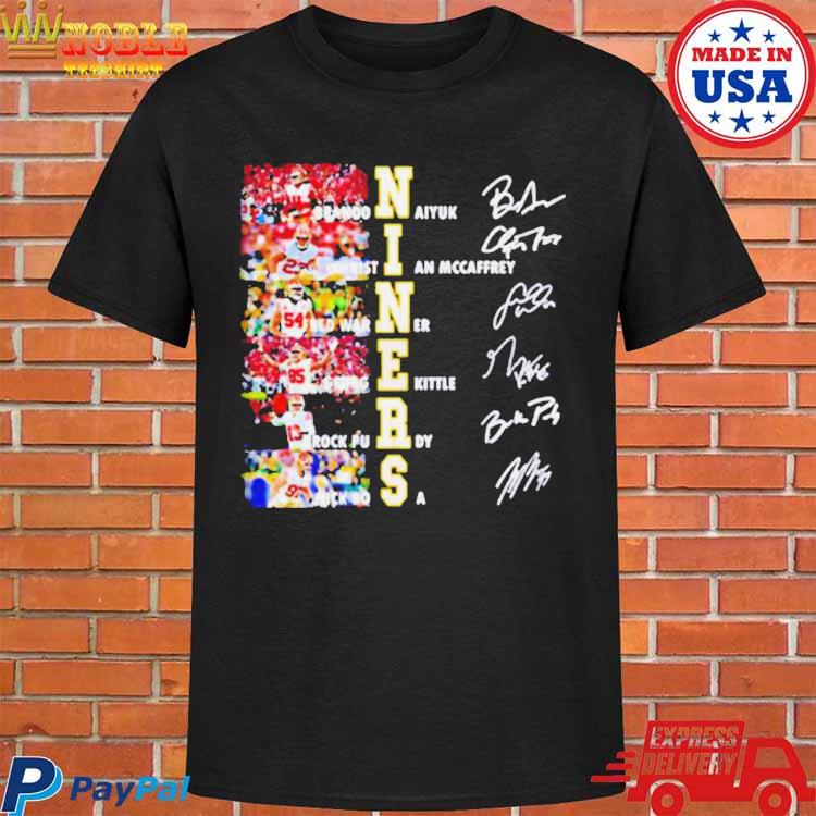 Official San francisco 49ers niners signatures T-shirt, hoodie, tank top,  sweater and long sleeve t-shirt