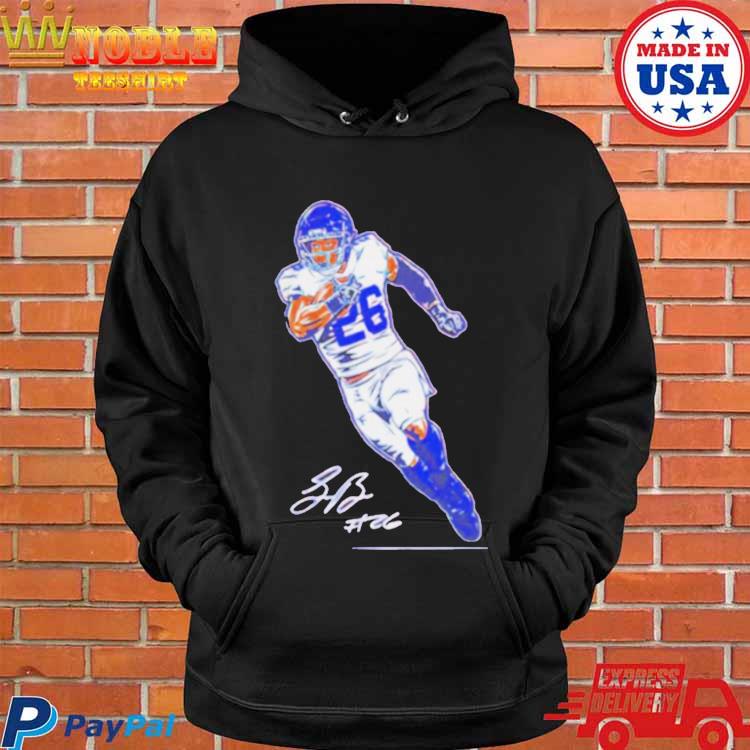 Official Saquon barkley superstar pose signature T-shirt, hoodie