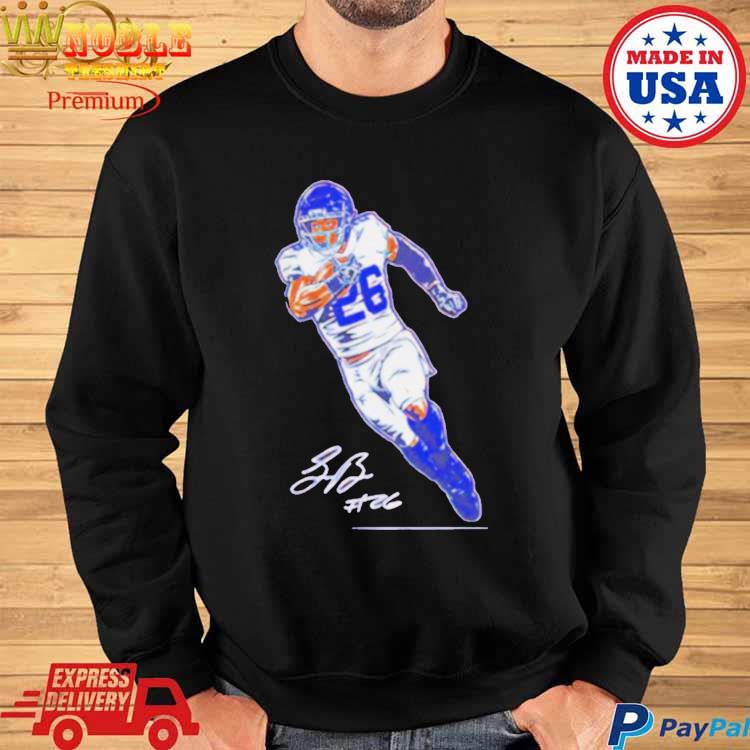 Official Saquon barkley superstar pose signature T-shirt, hoodie, tank top,  sweater and long sleeve t-shirt