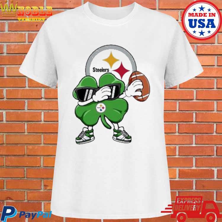 Original Shamrock Dabbing Pittsburgh Steelers St Patrick Day T