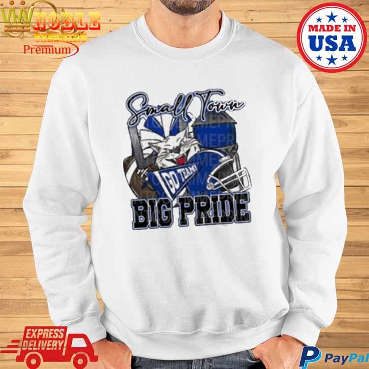 Small Town Go Team Big Pride Eagles Football Sublimation Design Shirt