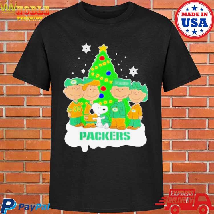 Snoopy The Peanuts Green Bay Packers Christmas Shirt